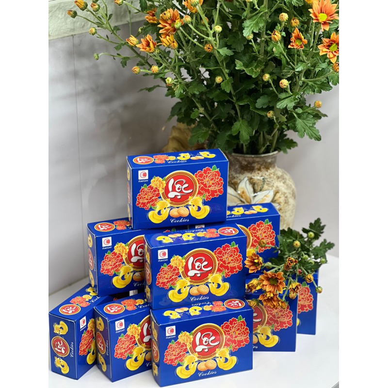 Bánh quy lộc cá 100g x 36h Maychy  - Giỏ quà 2023-2024