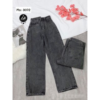 Quần baggy jean nữ cao cấp, lưng cao , quần jean nữ Shop SaigonMen
