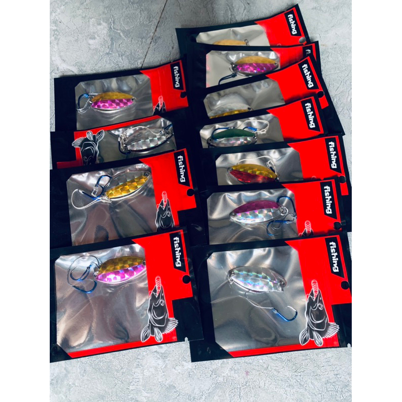 Mồi thìa 4G-6G-8G câu lure sông,suối,ao,hồ chuyên lure cá chày,cá mương,cá lóc,rô phi,rô mó,hoàng đế