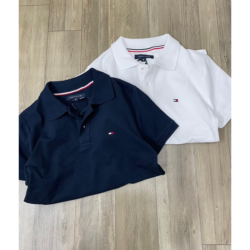 Áo polo cổ bẻ thêu logo TM