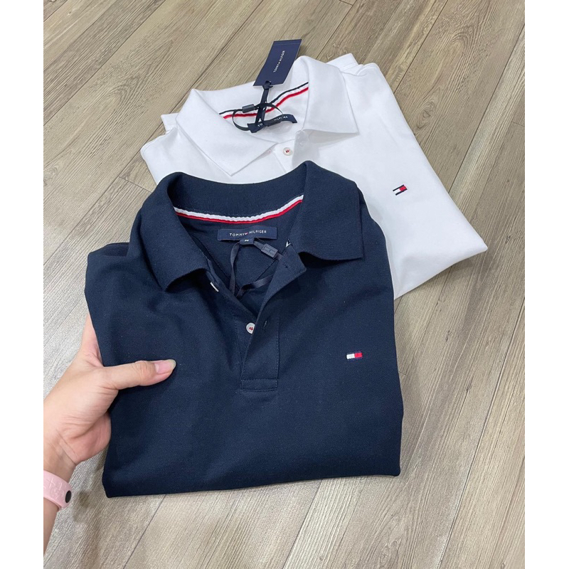 Áo polo cổ bẻ thêu logo TM