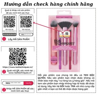 Bộ Cọ REAL TECHNIQUES BY SAM & NIC Artist Essentials