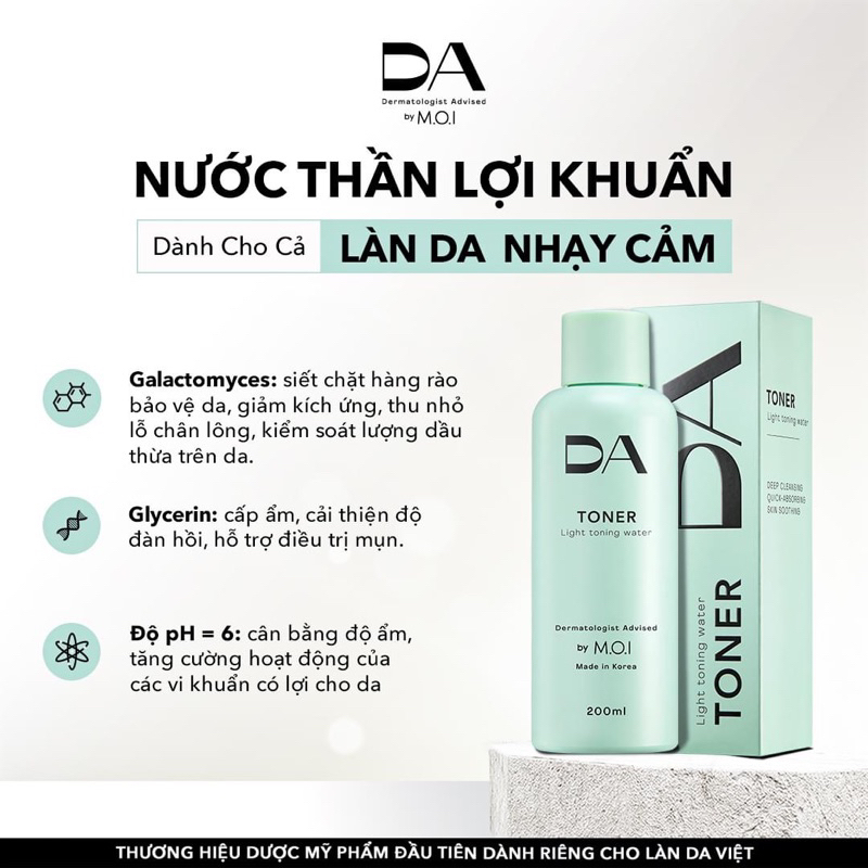 BỘ SẢN PHẨM CHĂM SÓC DA TOÀN DIỆN M.O.I