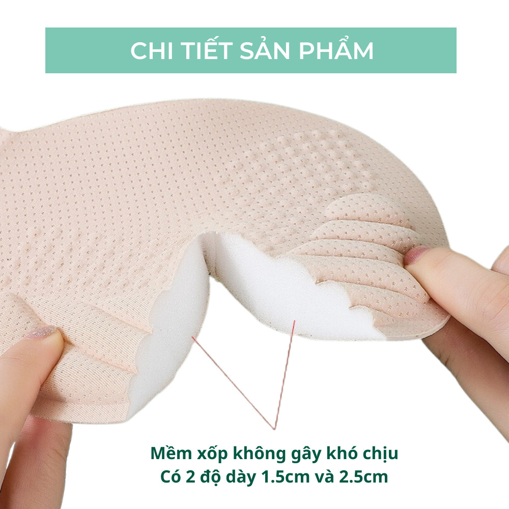 Mút Độn Áo Ngực, Độn Áo Bra Nâng Ngực 1.5CM - 2,5CM Cho Áo Bra, Áo Gym, Yoga