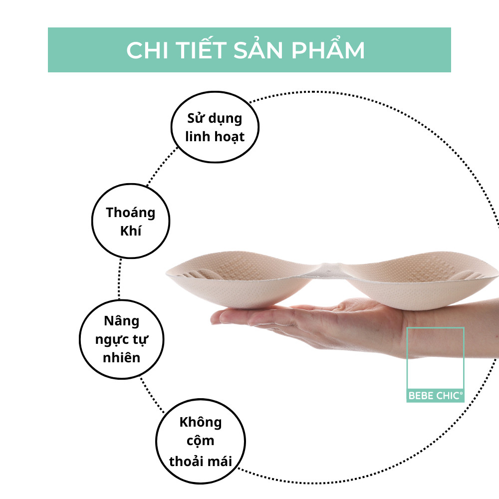 Mút Độn Áo Ngực, Độn Áo Bra Nâng Ngực 1.5CM - 2,5CM Cho Áo Bra, Áo Gym, Yoga