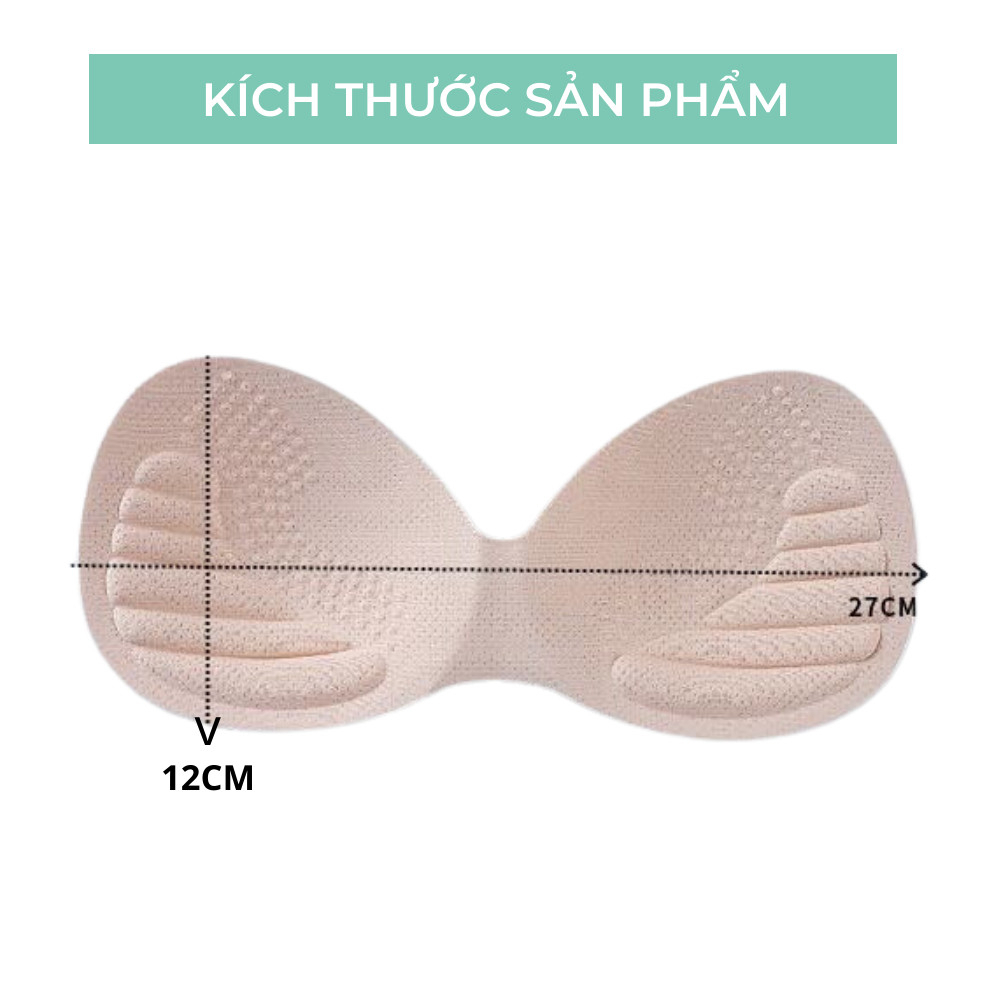 Mút Độn Áo Ngực, Độn Áo Bra Nâng Ngực 1.5CM - 2,5CM Cho Áo Bra, Áo Gym, Yoga