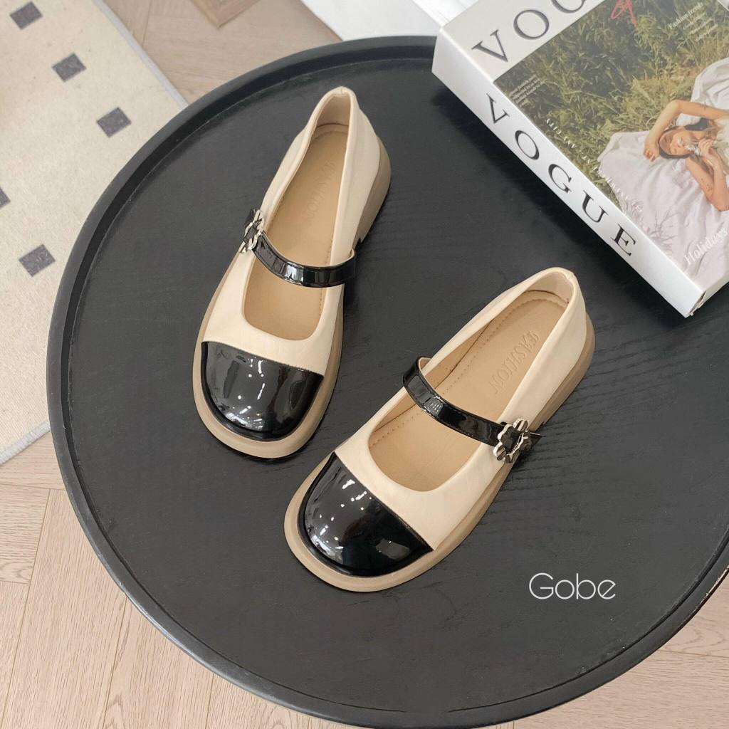 Giày Búp bê nữ - C99 - Gobe - Màu đen và nâu