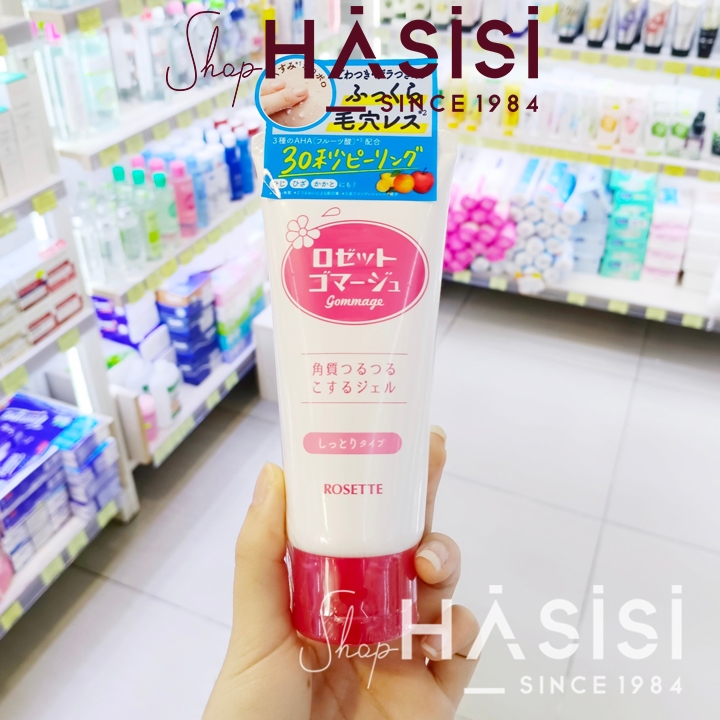 GEL TẨY TẾ BÀO CHẾT MẶT AHA Rosette Moist 120g