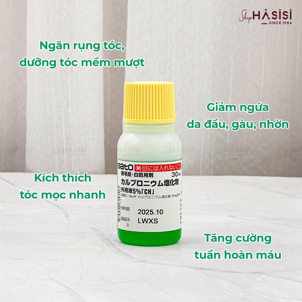 SATO - Tinh Chất Kích Thích Mọc Tóc Thảo Dược 30ml