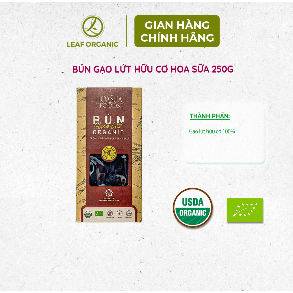 Bún gạo hữu cơ Hoa Sữa 250g các loại