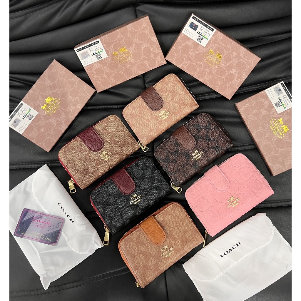 Ví nữ co ach full box size 14cm*9cm đủ màu