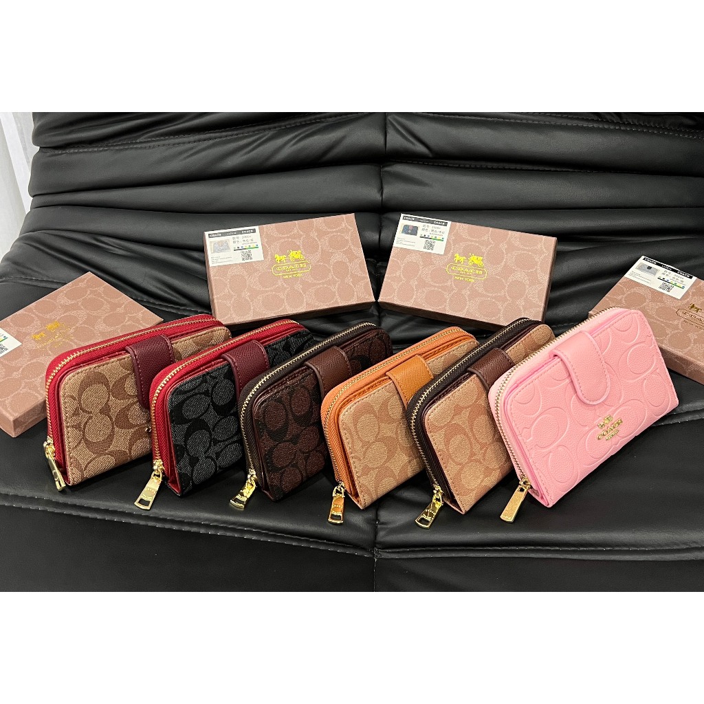 Ví nữ co ach full box size 14cm*9cm đủ màu