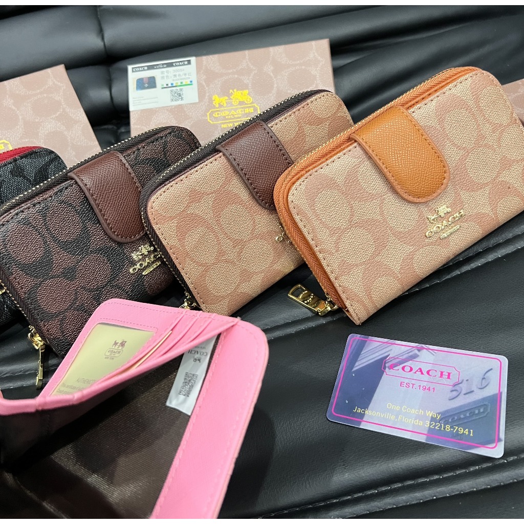 Ví nữ co ach full box size 14cm*9cm đủ màu