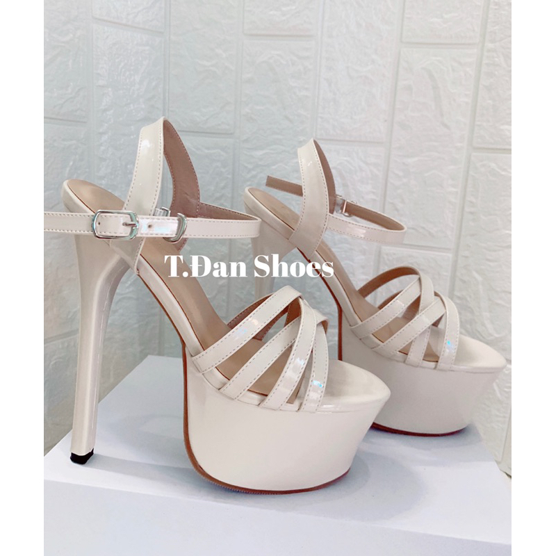 Giày Cao Gót Đế Đúp 15cm Có Bigsize 41 42 43