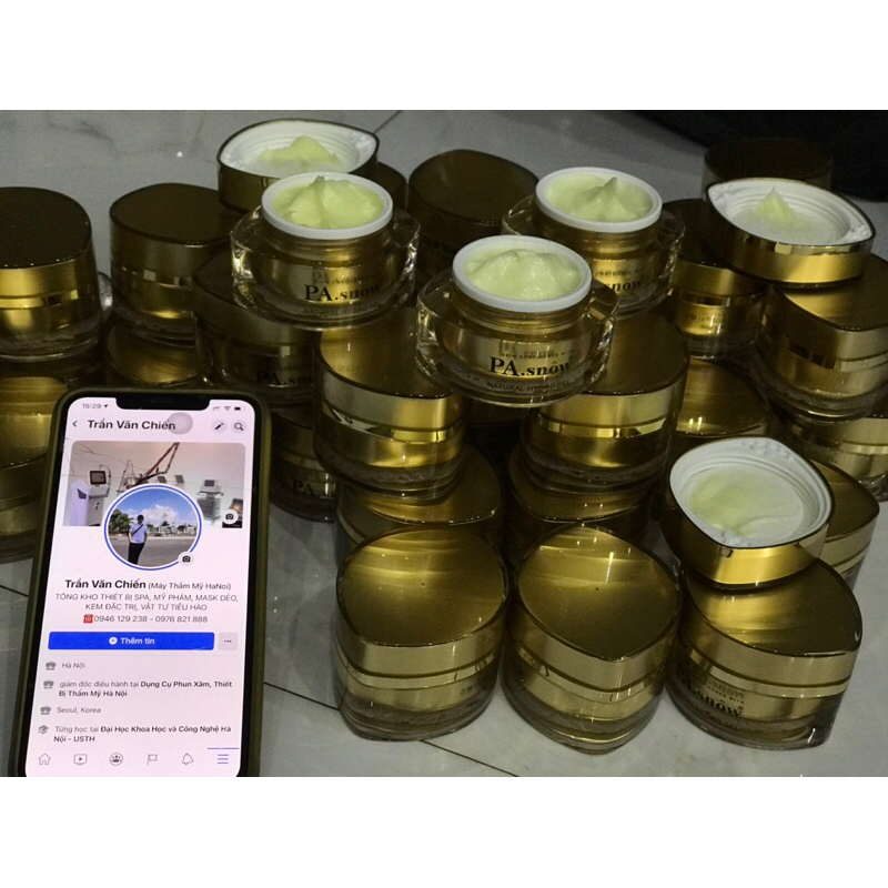KEM PA.SNOW DƯỠNG TRẮNG DA GIẢM NÁM