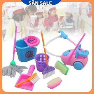 Bộ Dụng Cụ Vệ Sinh Nhà Cửa Đồ Chơi