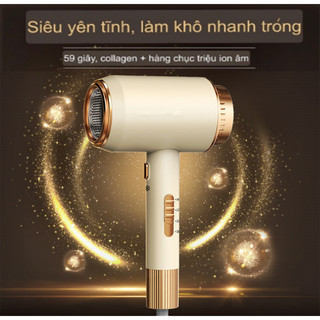 Máy sấy tóc 2 chiều nóng lạnh, cao cấp không làm hư tóc, máy sấy tóc công suất lớn tạo kiểu chính hãng