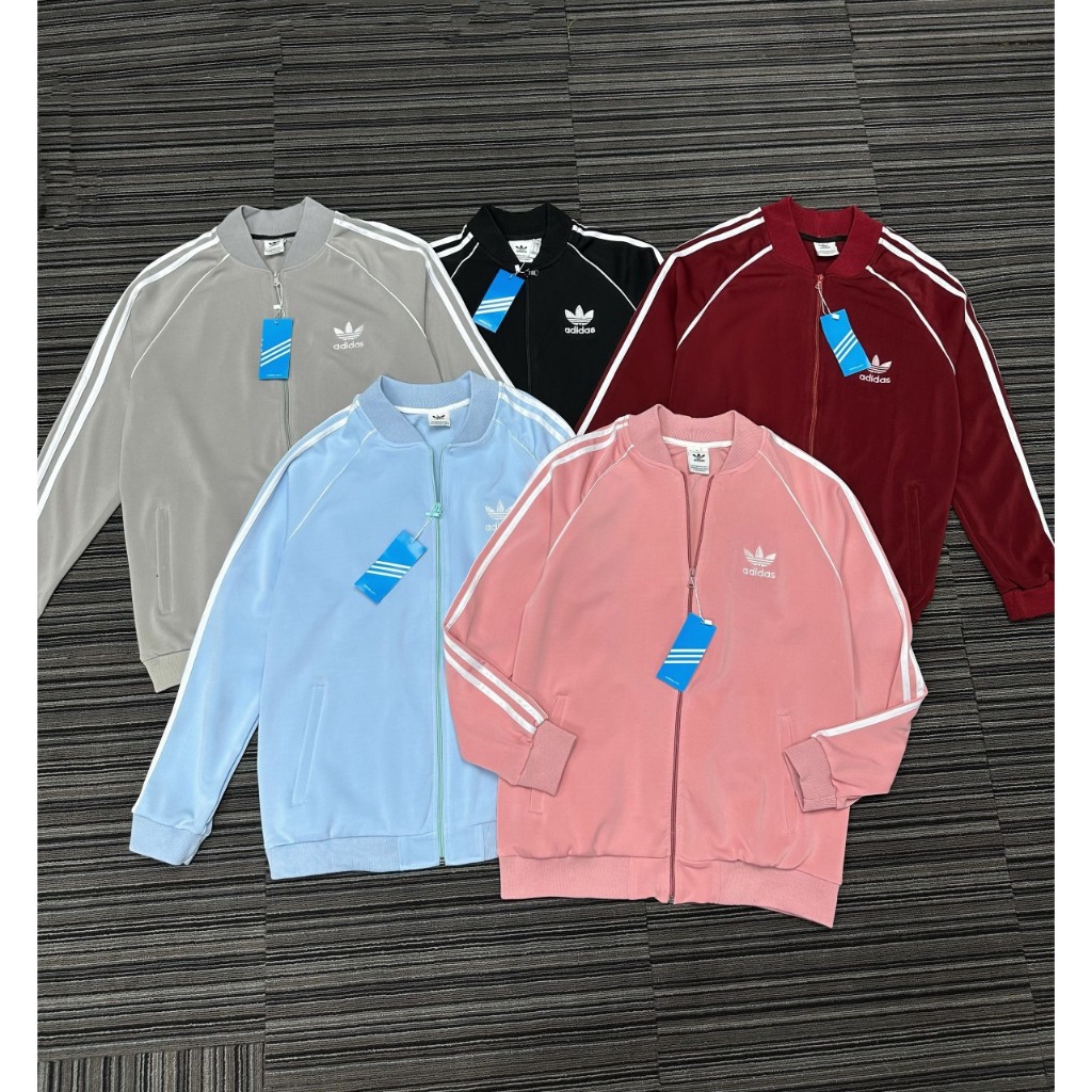 Áo Khoác Adidas 3 Sọc Bản Cao Cấp Logo Thêu-Áo Khoác Adidas Hàng Đẹp Chuẩn Form Cao Cấp