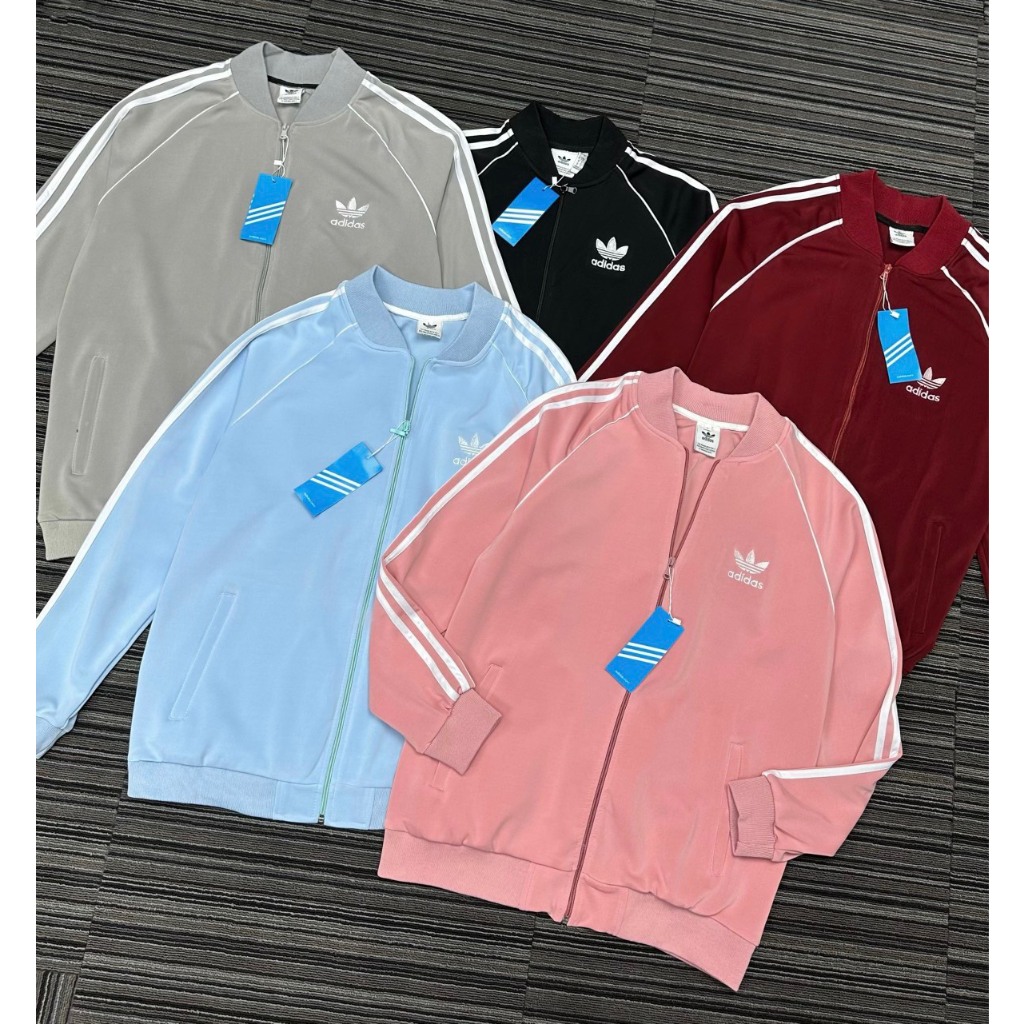 Áo Khoác Adidas 3 Sọc Bản Cao Cấp Logo Thêu-Áo Khoác Adidas Hàng Đẹp Chuẩn Form Cao Cấp