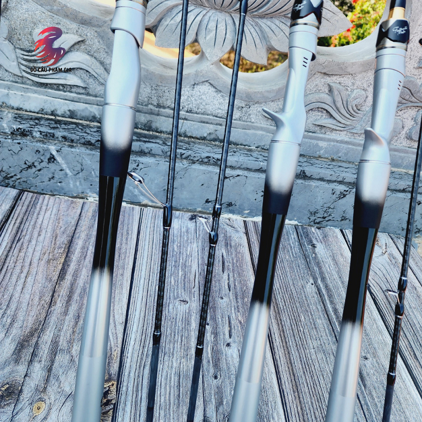 Cần Lure Cao Cấp Footpaints Cán Bóng Chày Xoắn X Toàn Thân Siêu Đẹp