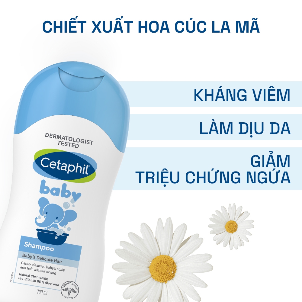 Dầu gội dịu lành cho bé CETAPHIL BABY SHAMPOO 200ML