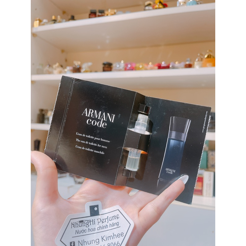 Mẫu thử Vial nước hoa Arma.ni Code nam nữ
