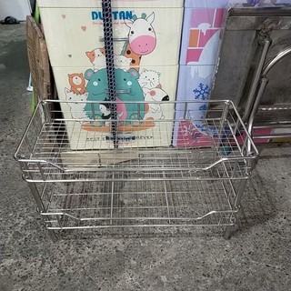 Kệ inox 2 tầng size nhiều size
