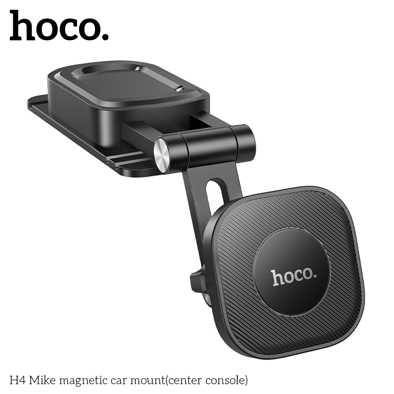 Giá đỡ điện thoại trên ô tô, xe hơi Hoco H4 Gắn trên Taplo, Mặt sau màn hình, Dùng nam châm - NHẤT TÍN Computer
