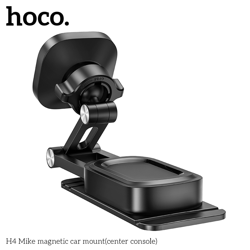 Giá đỡ điện thoại trên ô tô, xe hơi Hoco H4 Gắn trên Taplo, Mặt sau màn hình, Dùng nam châm - NHẤT TÍN Computer