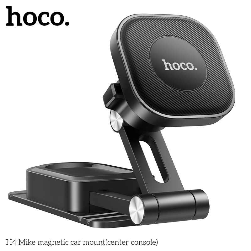 Giá đỡ điện thoại trên ô tô, xe hơi Hoco H4 Gắn trên Taplo, Mặt sau màn hình, Dùng nam châm - NHẤT TÍN Computer