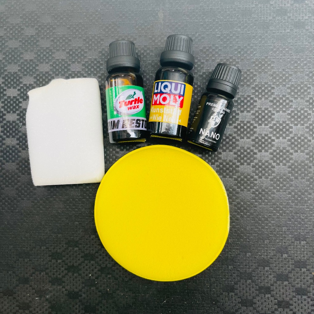 Phục Hồi Nhựa Nhám Xe Máy NANO USA, Liqui Moly 1522, Turtle Wax - đen nhựa nhám, hiệu ứng cánh sen, không phai