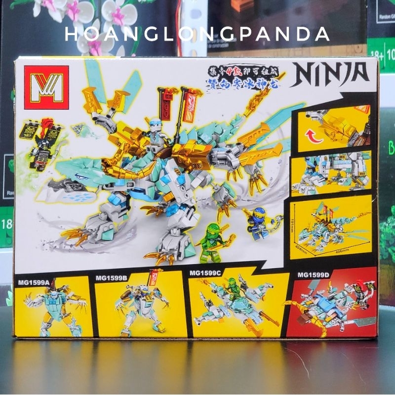 Lắp ráp MG1599 | Zane's Ice Dragon EVO MG 1599 | 742 chi tiết