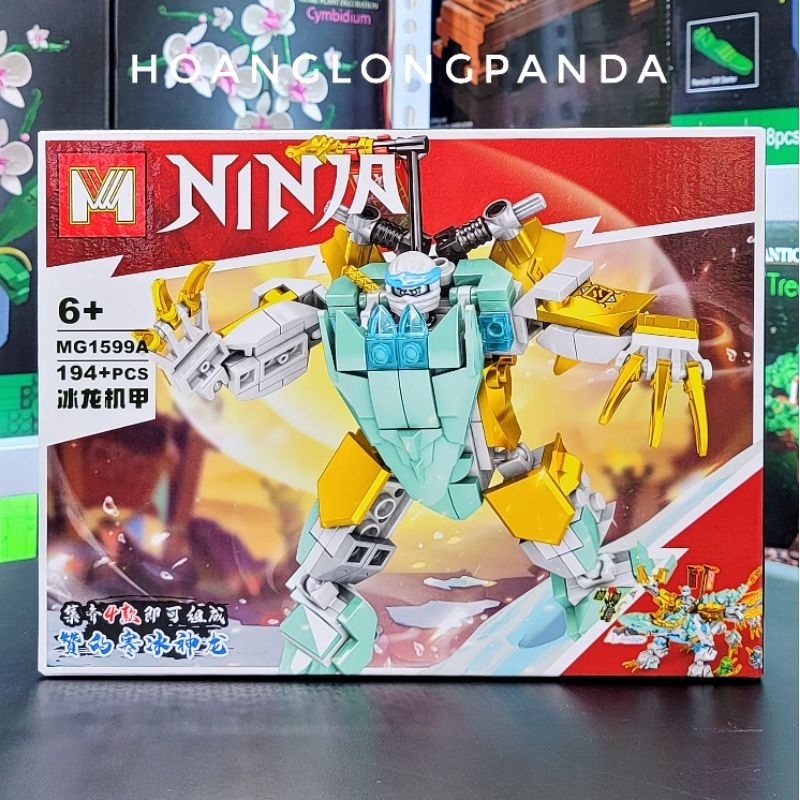 Lắp ráp MG1599 | Zane's Ice Dragon EVO MG 1599 | 742 chi tiết