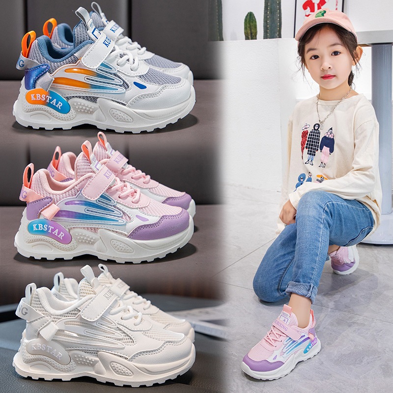Giày thể thao trẻ em học sinh đế êm chống trượt cho bé trai bé gái từ 4 tuổi đến 12 tuổi  Richkidsstore2021