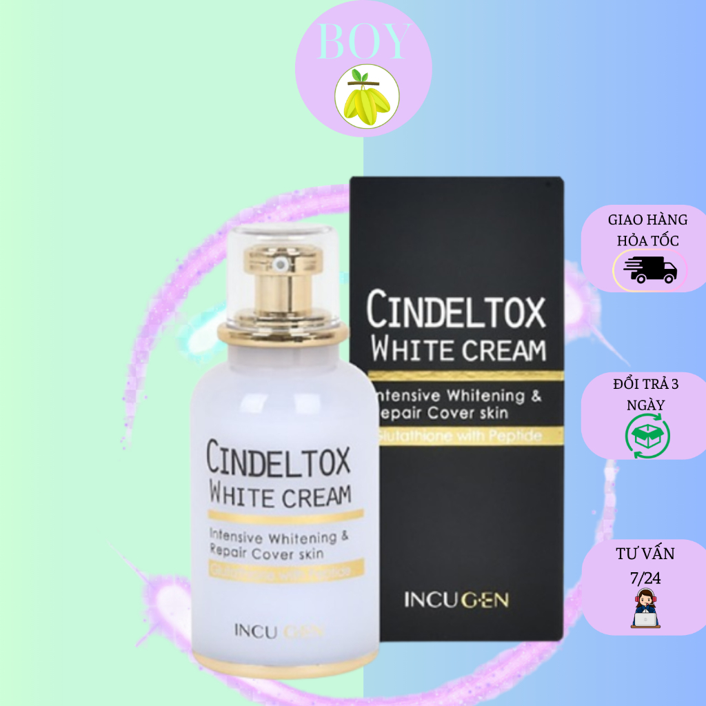 Kem Truyền Trắng Da Cindeltox White Cream MẪU MỚI 2022