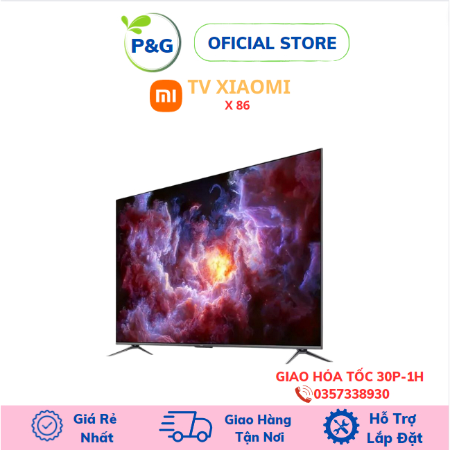 Tivi Xiaomi Redmi X85, X86  siêu mỏng, màn hình HD siêu nét  - Bảo hành hàng chính hãng