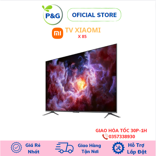 Tivi Xiaomi Redmi X85, X86  siêu mỏng, màn hình HD siêu nét  - Bảo hành hàng chính hãng
