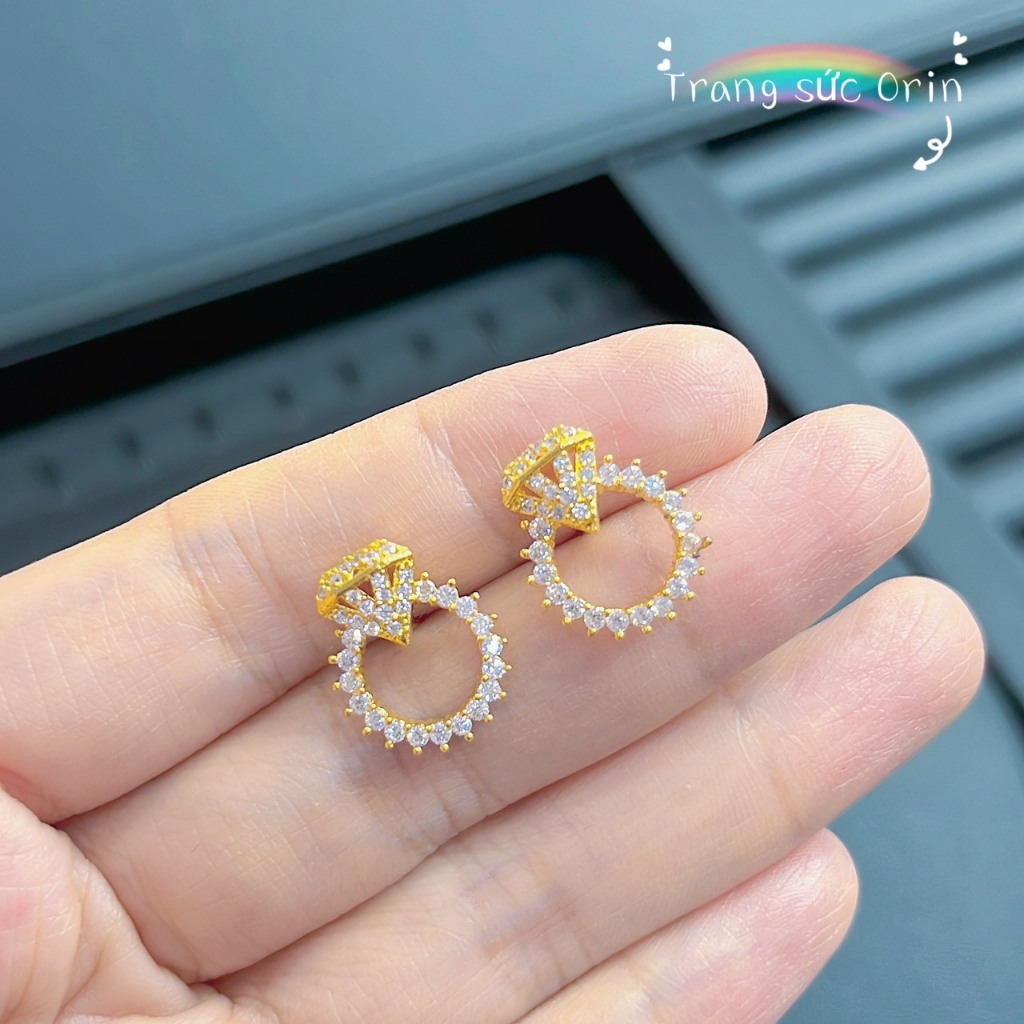 Bông tai viền tròn sang trọng ORIN ET4