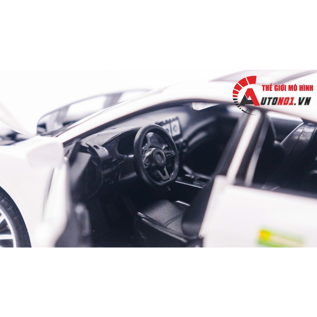 Mô hình xe ô tô độ taxi Mai Linh Nissan Sylphy full open hộp mica 1:32 Alloy Autono1 OT154A