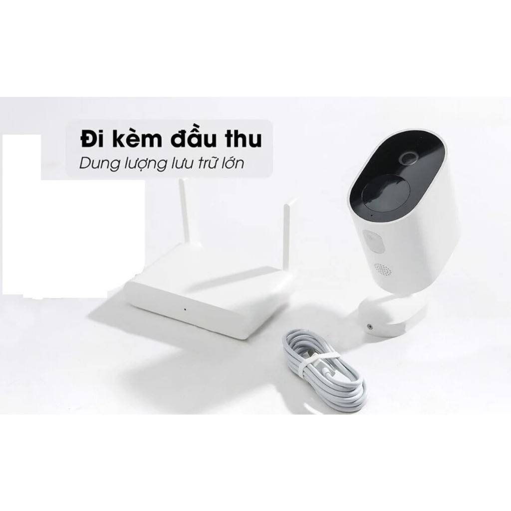 XẢ KHO GIÁ SỈ Camera Xiaomi Wireless Outdoor Security Set 1080p Global có pin ảnh thật tại shop