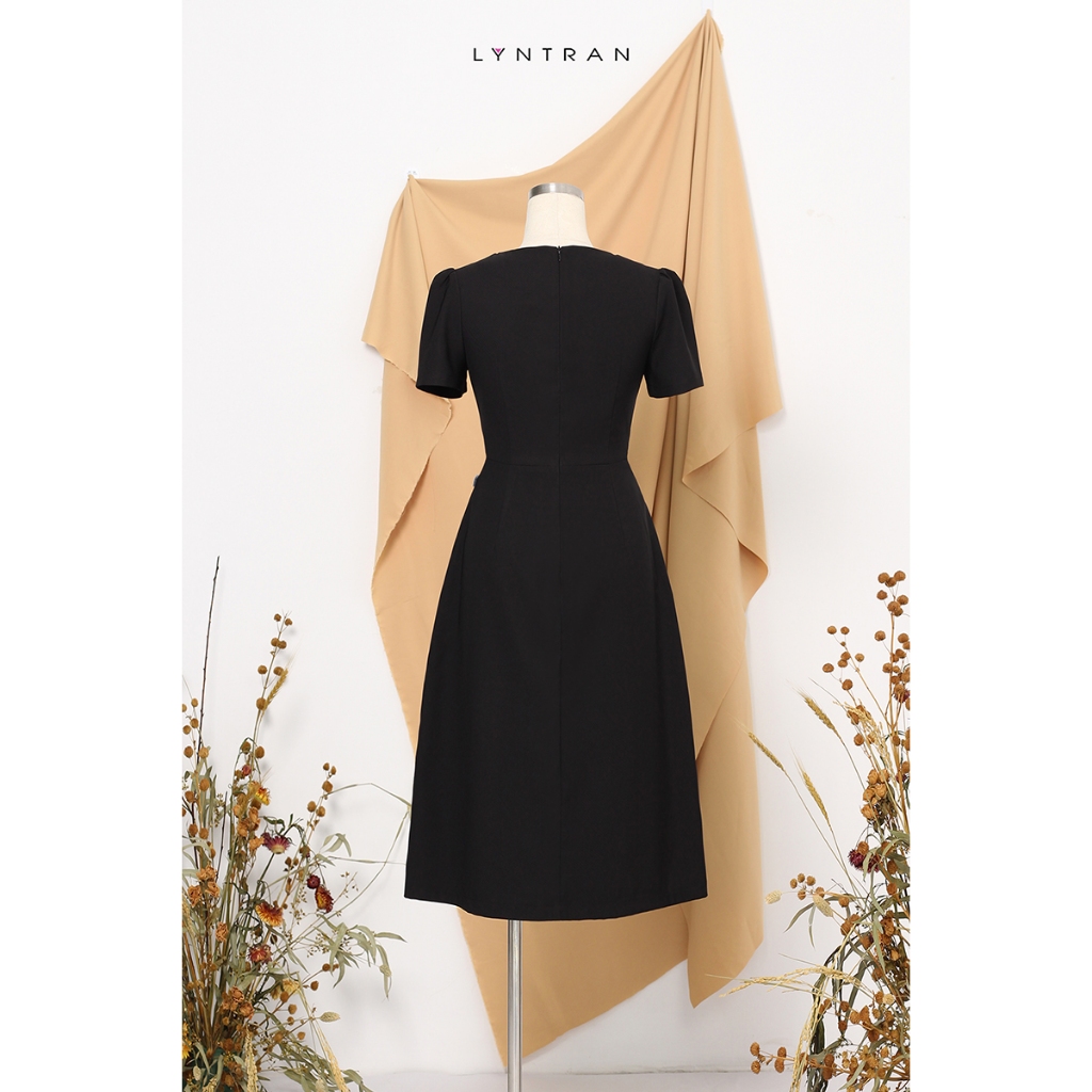 Váy xòe LYN TRAN DX-2838N Chất Biên Mềm Mịn Trơn Sóng