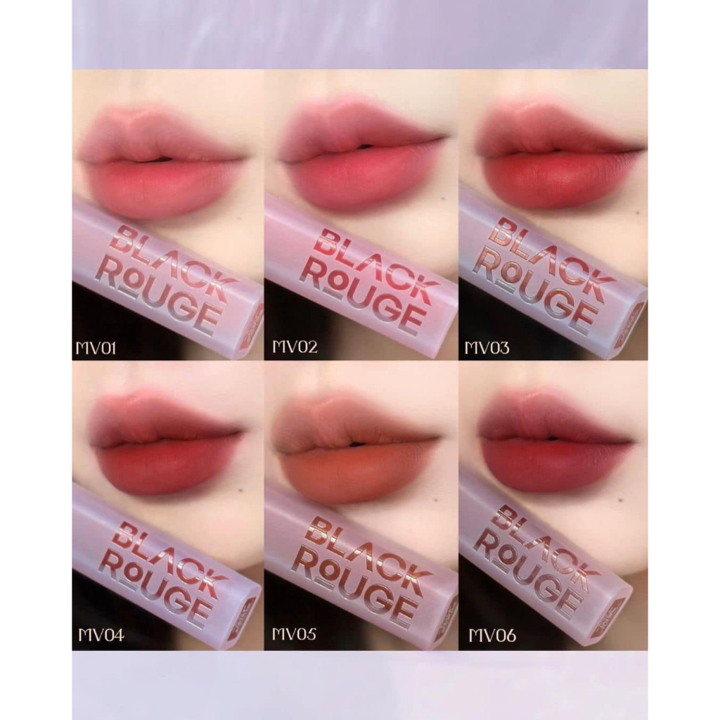 Son Kem Nhung Mịn Black Rouge Muddish Cushion Velvet MV03 MV04 MV05 MV06 DL06 DL14 - Bebeau
