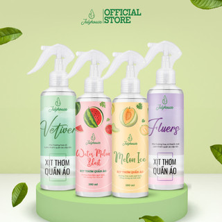 Xịt thơm quần áo JULYHOUSE 20ml/280ml chiết xuất tinh dầu thiên nhiên