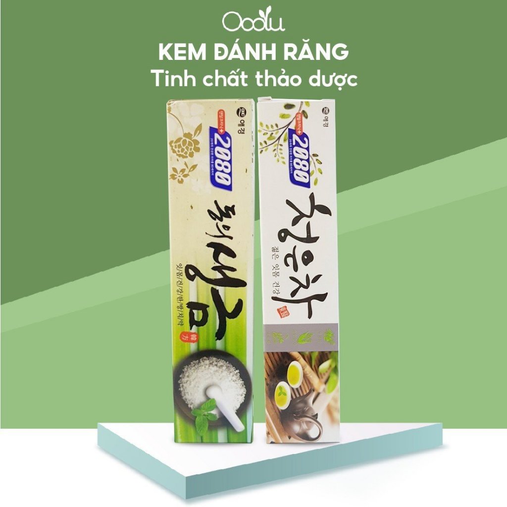 Kem đánh răng 2080 Hàn Quốc Cheong Eun Cha tinh chất thảo dược tổng hợp/ Dongyi Shenggum Tinh chất muối
