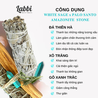 [Labbi] Combo thanh lọc nhà cửa [ĐÁ THIÊN HÀ]
