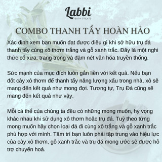 [Labbi] Combo thanh lọc nhà cửa [ĐÁ THIÊN HÀ]