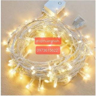 Đèn nháy led trang trí dây dài 10 mét loại đẹp trong hộp có nháy