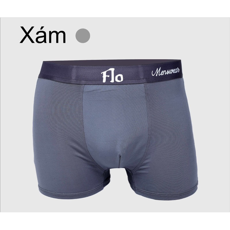 Quần boxer Flo Menswear combo mua 3 tặng 1 chất liệu cotton lạnh thoáng mát co giãn thoải mái