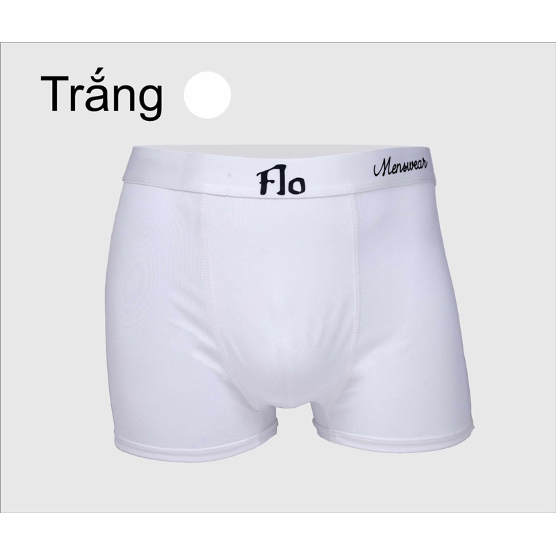 Quần boxer Flo Menswear combo mua 3 tặng 1 chất liệu cotton lạnh thoáng mát co giãn thoải mái