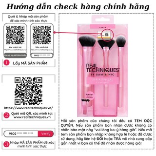 Bộ Cọ Tạo Khối Và Highlight REAL TECHNIQUES Sculpting Set